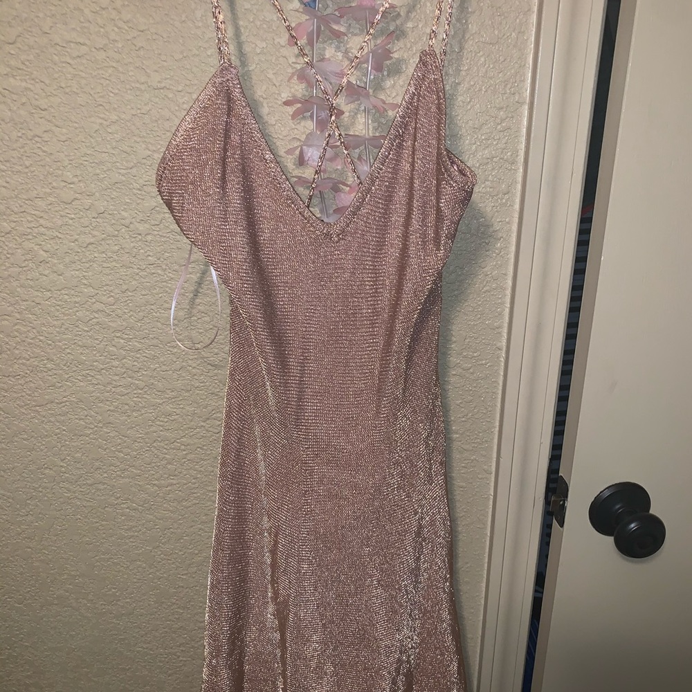 Shimmering splendid skater dress